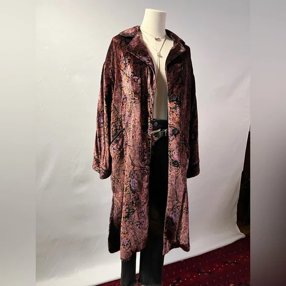 DREAMY Boho Free People Jacket Oversized XS - Picture 2 of 6